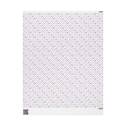 Lavender Baby Keepsakes Wrapping Paper