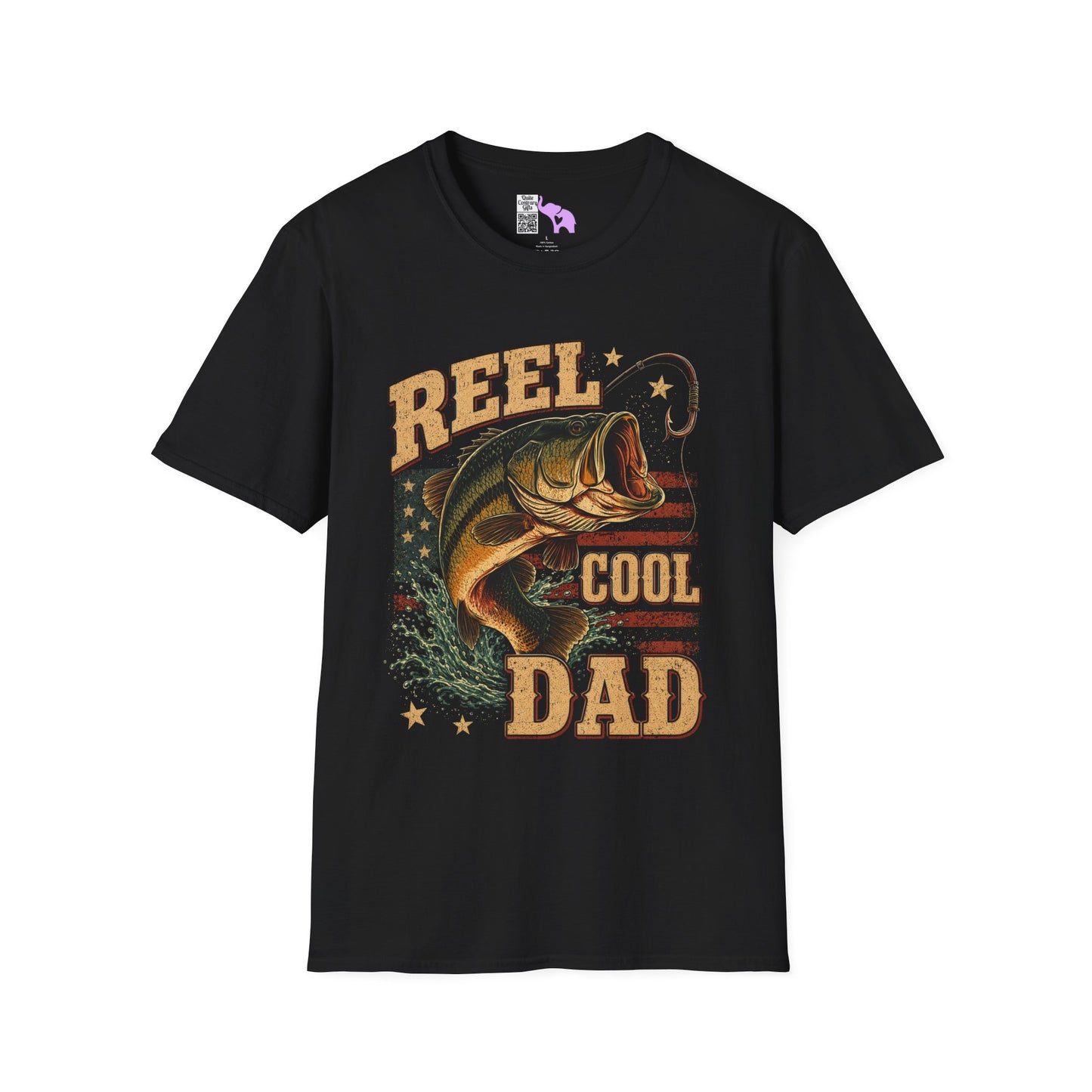 Reel Cool Dad (Fish) Adult T-shirt
