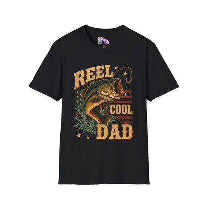 Reel Cool Dad (Fish) Adult T-shirt