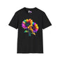 Colorburst Flowers Adult T-shirt