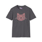 Pawprint Cat Portrait Adult T-shirt