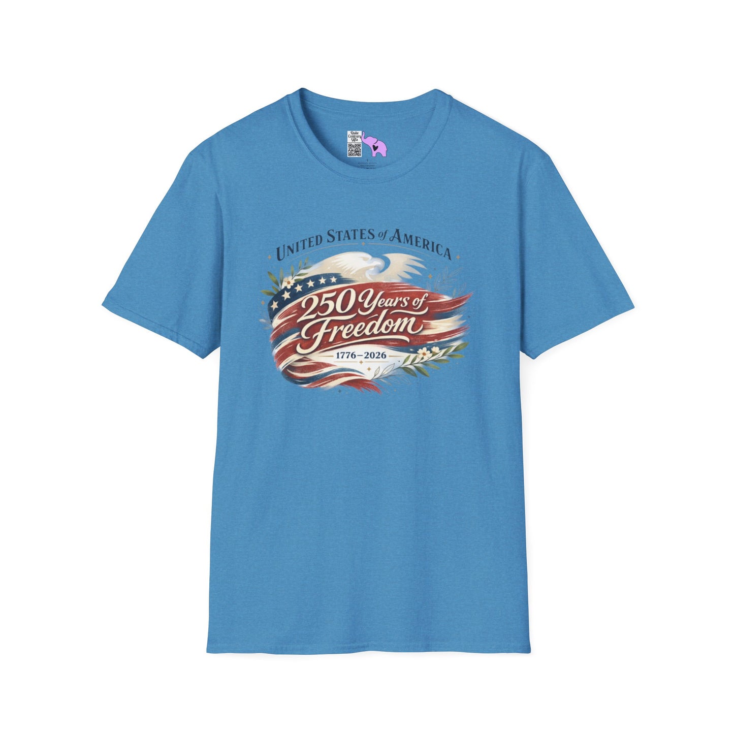 Vintage USA 250 Years of Freedom 1776-2026 Adult T-shirt