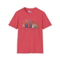 America (Floral) Freedom Courage Unity Legacy Adult T-shirt