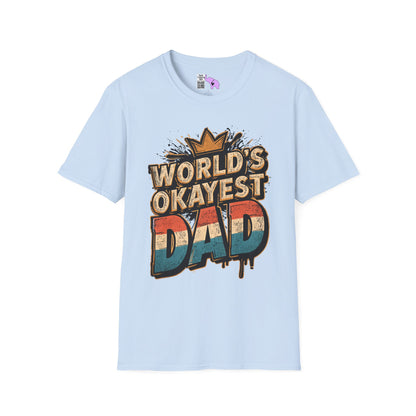 World's Okayest Dad Adult T-shirt