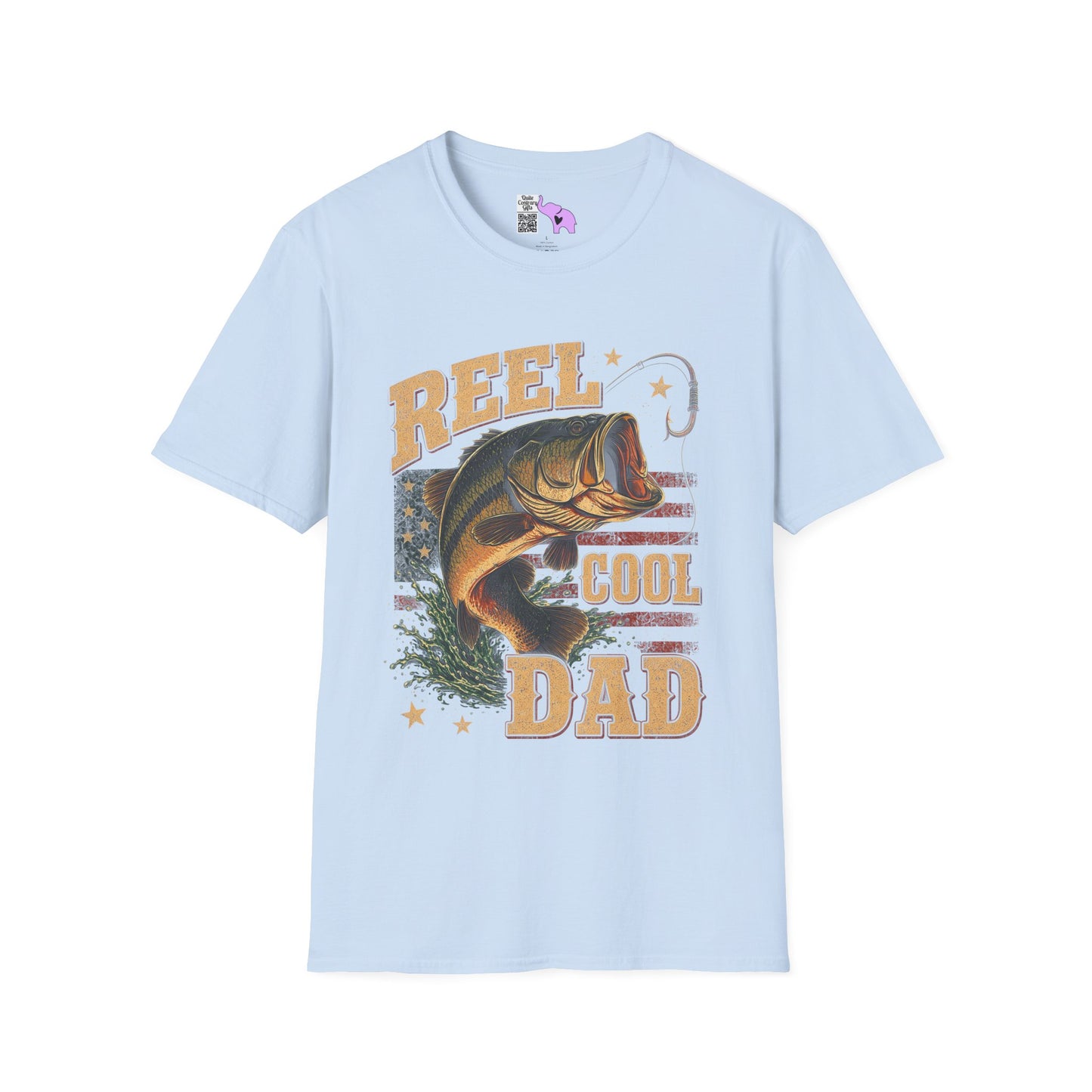 Reel Cool Dad (Fish) Adult T-shirt