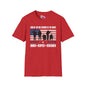Land of the Free Because of the Brave-Honor Respect Remember Adult T-shirt