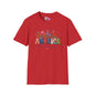 America (Floral) Freedom Courage Unity Legacy Adult T-shirt