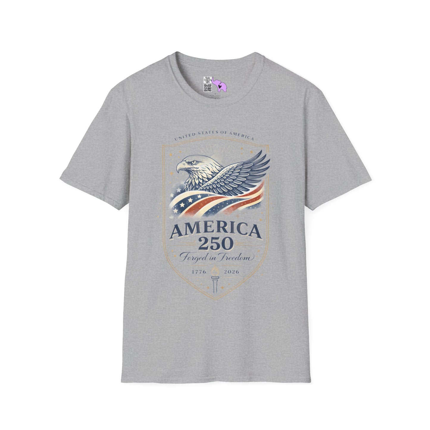 America 250 Forged in Freedom 1776-2026 Adult T-shirt