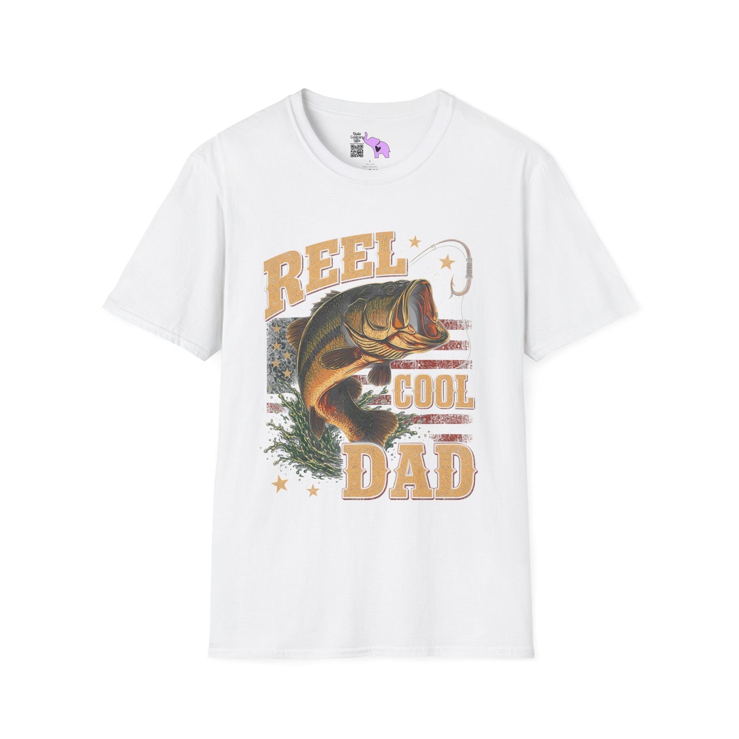 Reel Cool Dad (Fish) Adult T-shirt