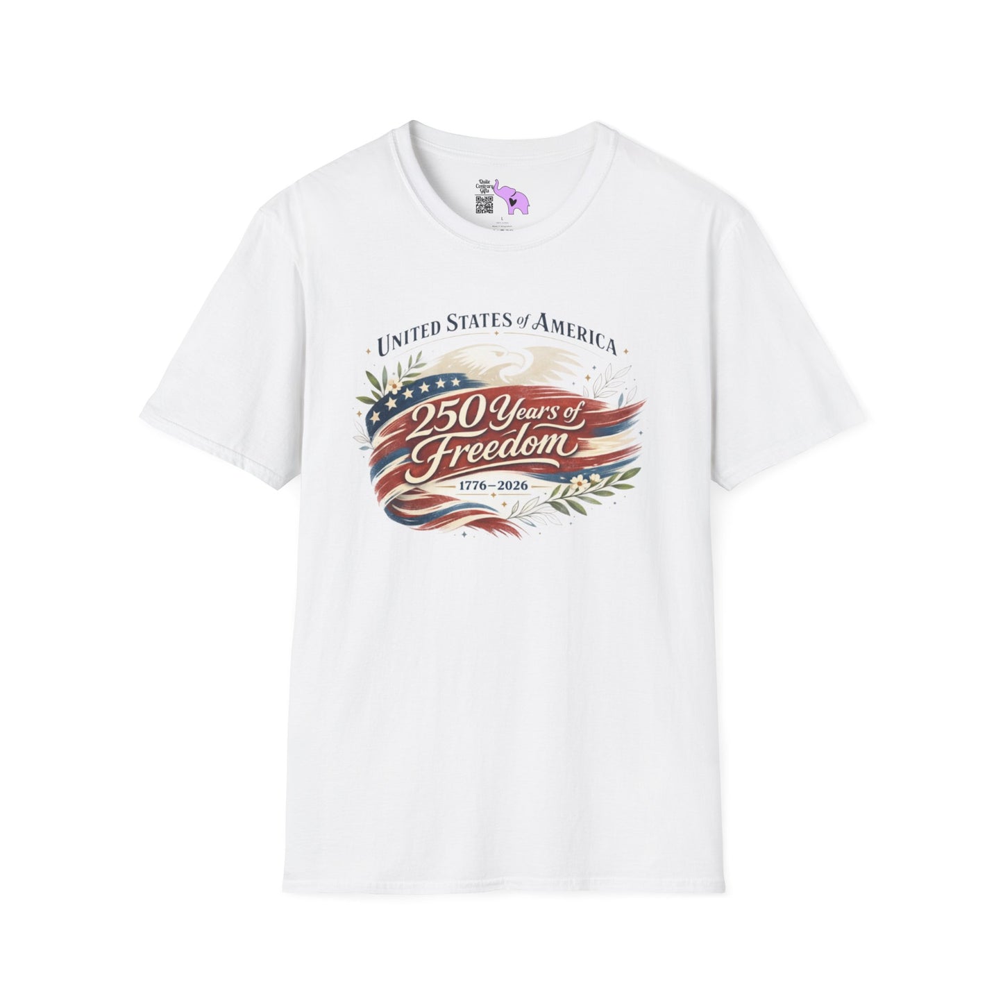 Vintage USA 250 Years of Freedom 1776-2026 Adult T-shirt