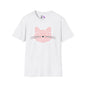 Pawprint Cat Portrait Adult T-shirt