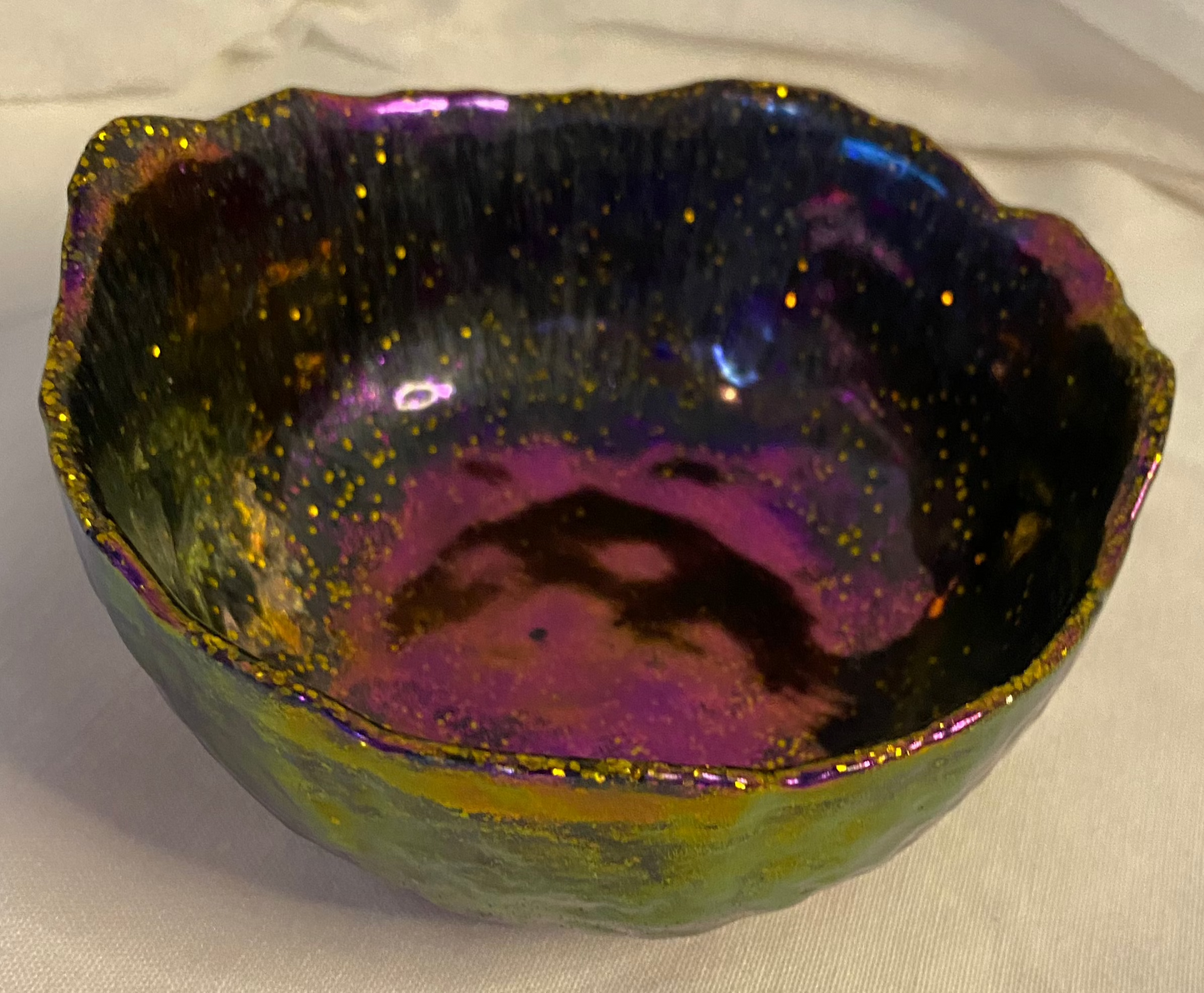 Irregular-Shaped Resin Bowl