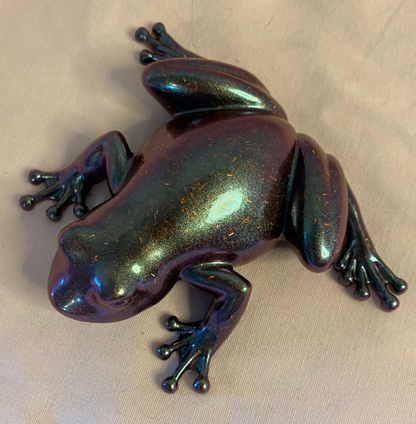 Adorable Resin Frog Paper Weight/Decor