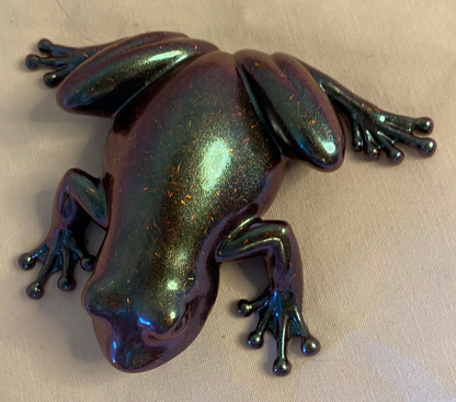 Adorable Resin Frog Paper Weight/Decor