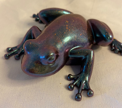 Adorable Resin Frog Paper Weight/Decor