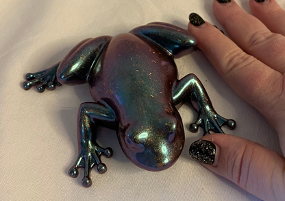 Adorable Resin Frog Paper Weight/Decor