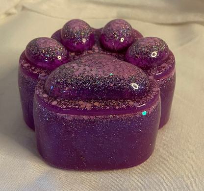 Paw Print Resin Trinket Box