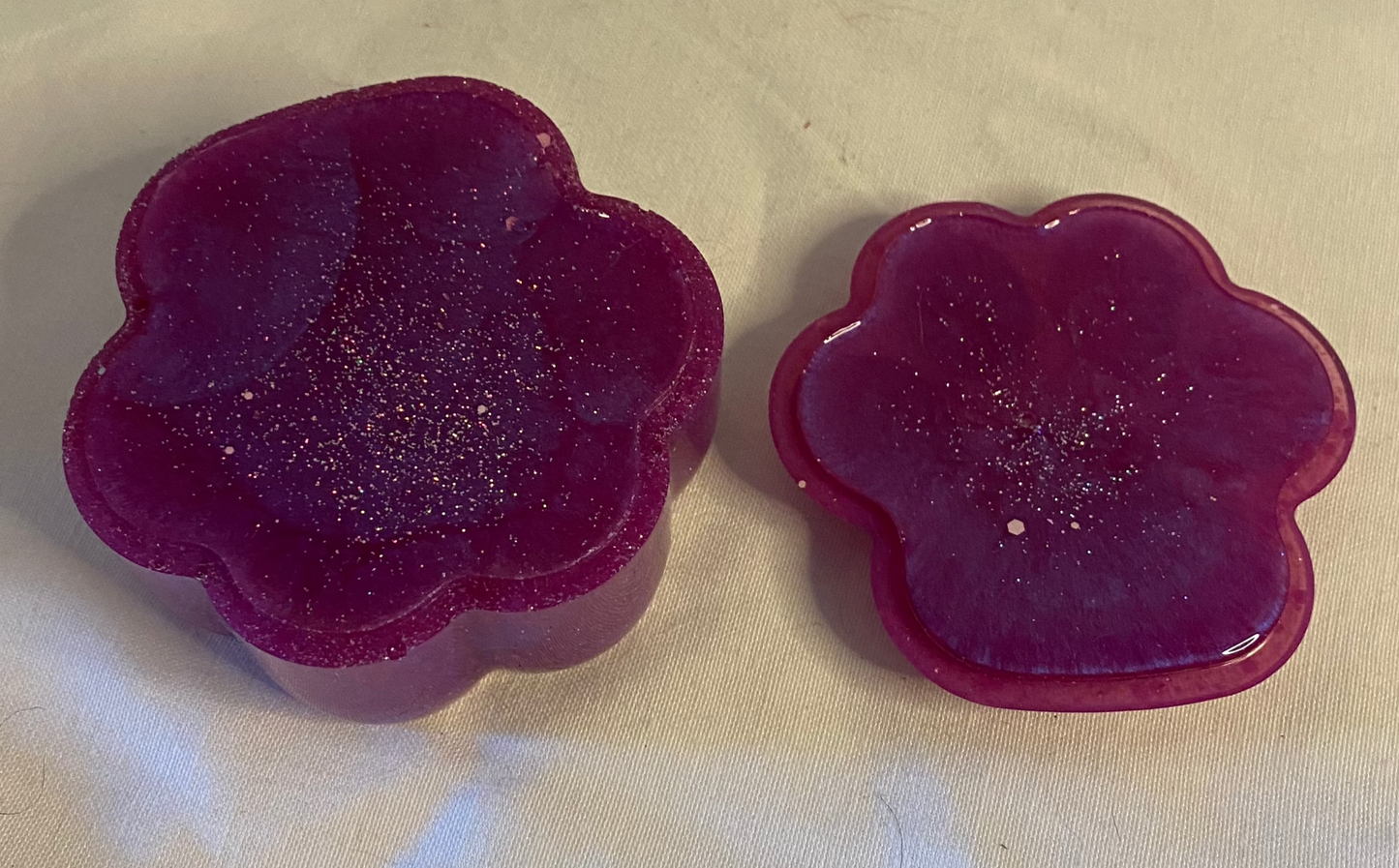 Paw Print Resin Trinket Box