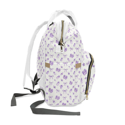 Lavender Baby Keepsakes Diaper Backpack – Personalized