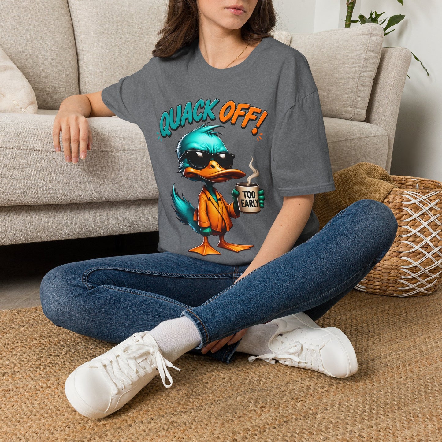 Quack Off (Too Early) Adult T-shirt