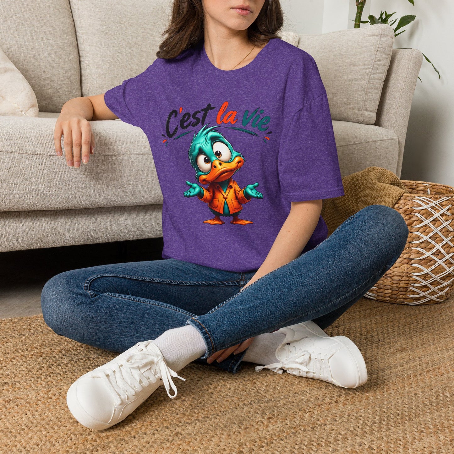 C'est La Vie (Duck) Adult T-shirt