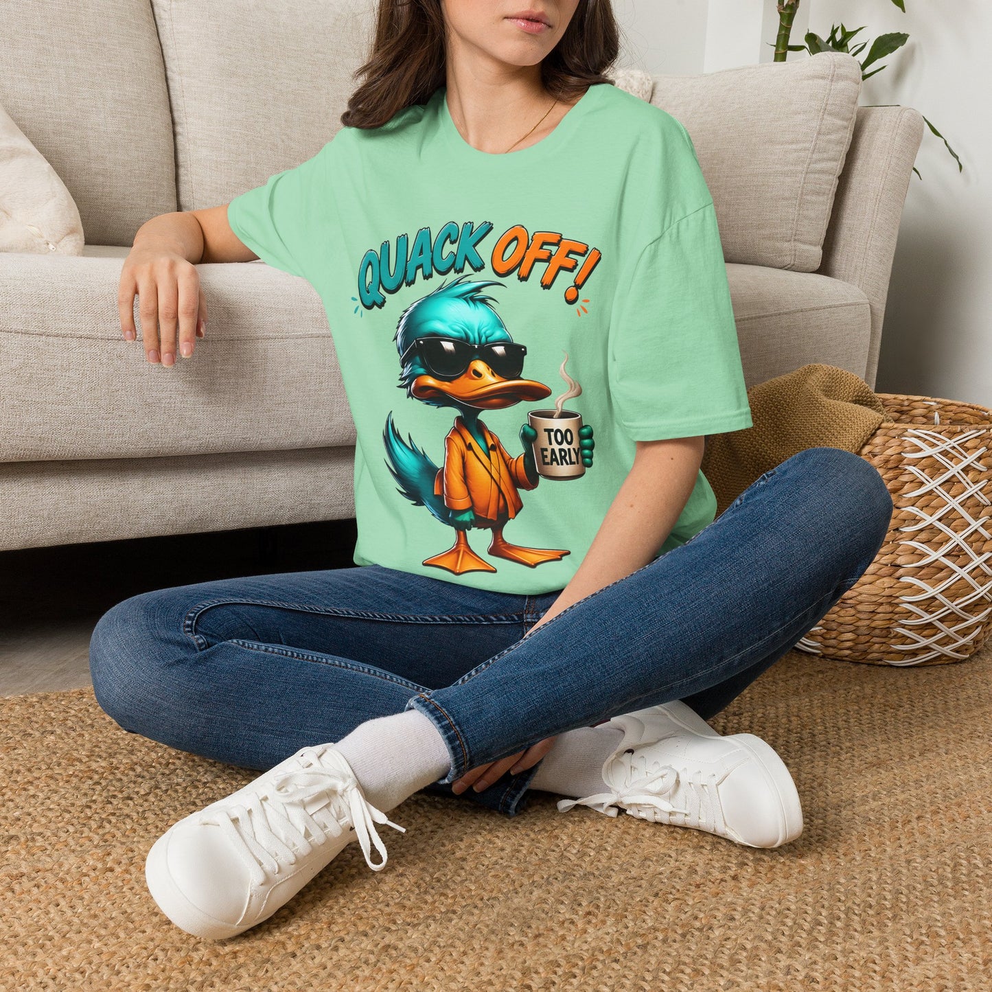 Quack Off (Too Early) Adult T-shirt