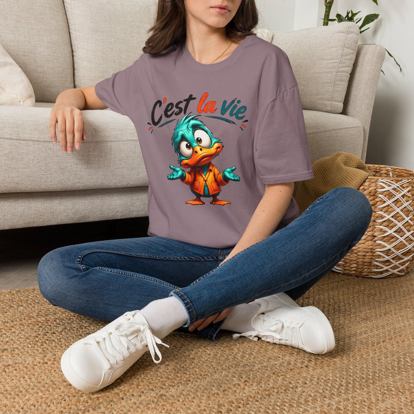 C'est La Vie (Duck) Adult T-shirt