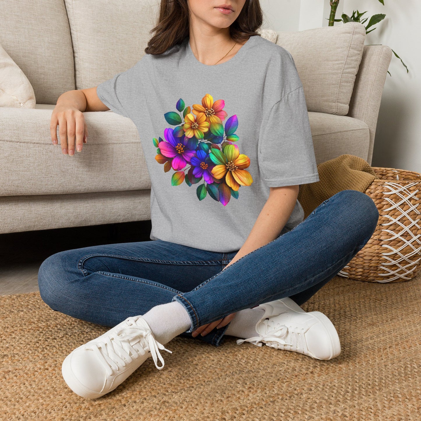 Burst of Bloom Adult T-shirt