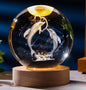 Luminous Crystal Ball 3D Laser Design