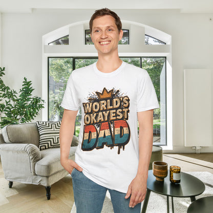 World's Okayest Dad Adult T-shirt