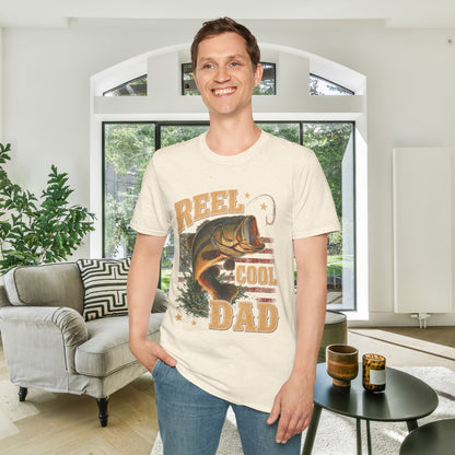 Reel Cool Dad (Fish) Adult T-shirt