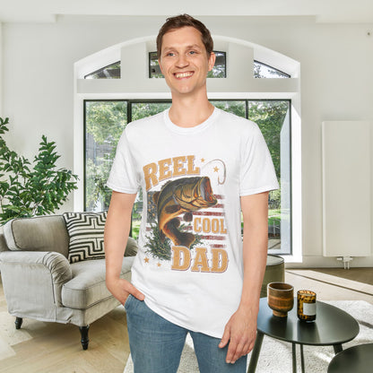 Reel Cool Dad (Fish) Adult T-shirt