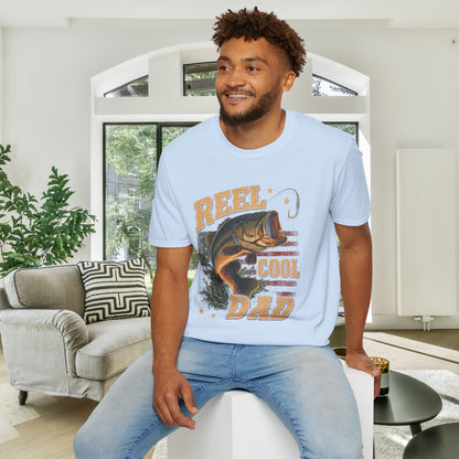 Reel Cool Dad (Fish) Adult T-shirt