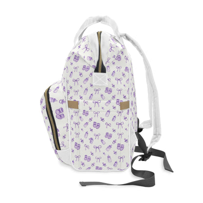 Lavender Baby Keepsakes Diaper Backpack – Personalized