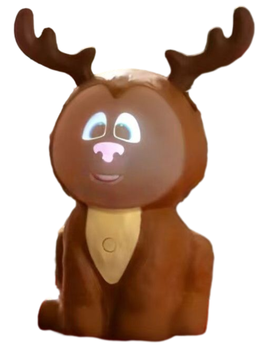 Animated Talking Christmas Figures – Snowman, Santa, or Reindeer with Animated Face