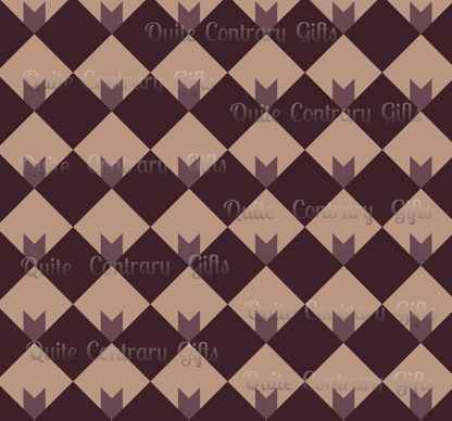 Diamond Bloom-Crimson & Plum Basic Bedding Set
