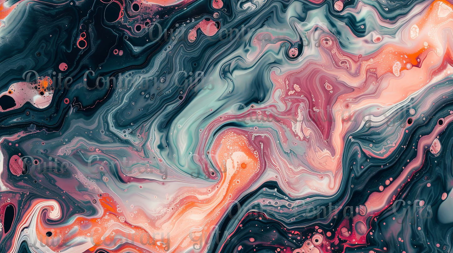 Pink Venom Marble Basic Bedding Set