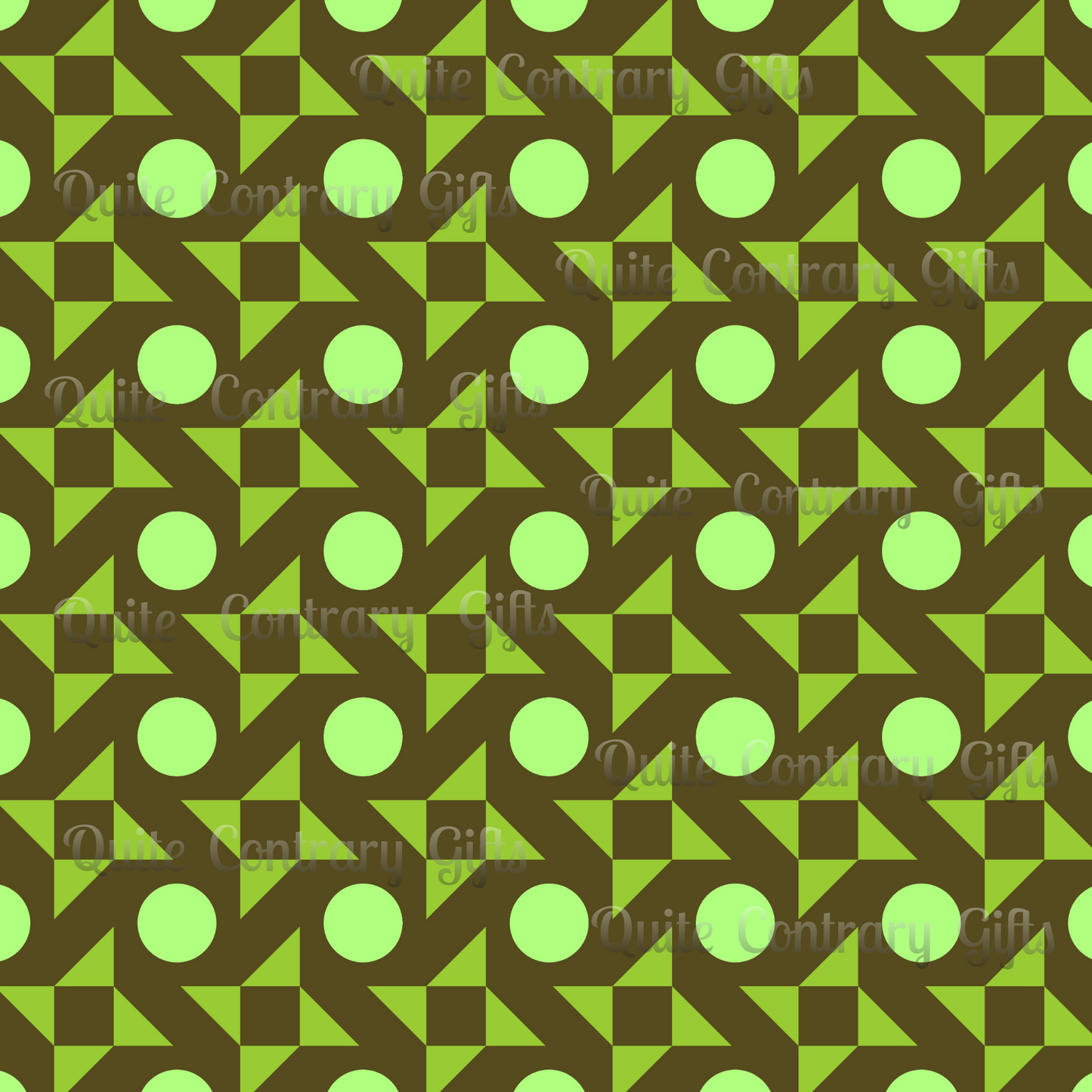 Pistachio Pinwheels Basic Bedding Set