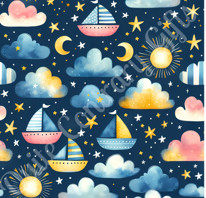 Night Sail Dreams Basic Bedding Set
