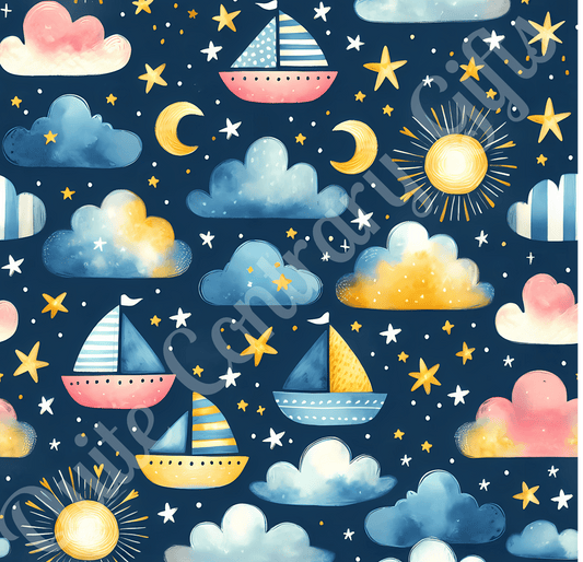 Night Sail Dreams Basic Bedding Set