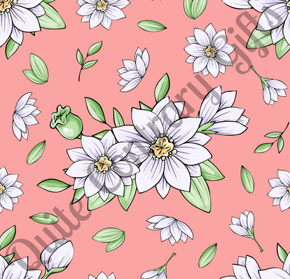 Jasmine Blush Garden Duvet Bedding Set