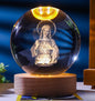 Luminous Crystal Ball 3D Laser Design