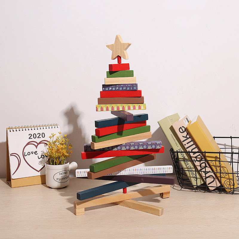 Wooden Rotating Christmas Tree