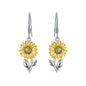 Sunflower Dangle Earrings