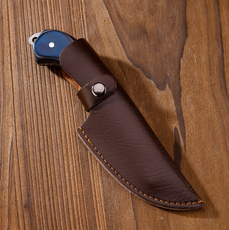 Ornate Carved Outdoor Knife