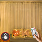 LED Multi-Color Curtain Lights w/Remote Control