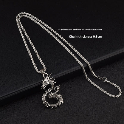 Dragon Sword Pendant Necklace