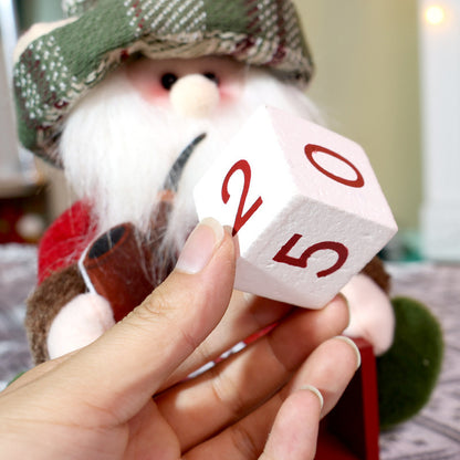 Christmas Countdown Vintage Snowman/Old Man Dolls