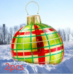 Various Christmas Ornament Inflatable Ball Outdoor PVC 24"(60cm)