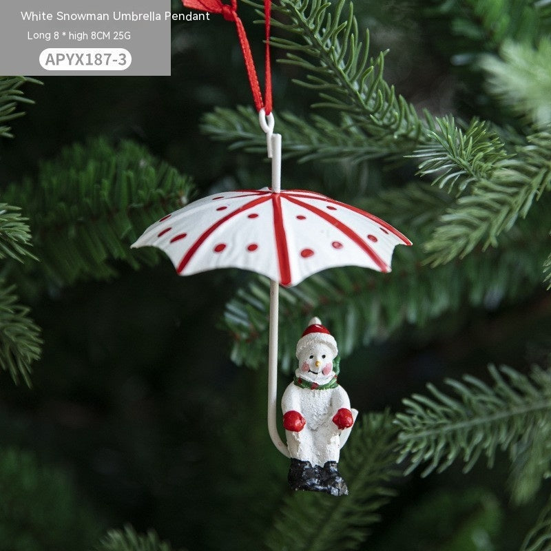 Adorable Metal Christmas Hot Air Balloon Ornaments